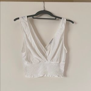 Crop flow tank top